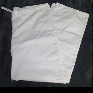 White Scrub Pants size medium